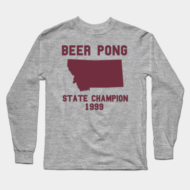 Vintage Montana Beer Pong State Champion T-Shirt